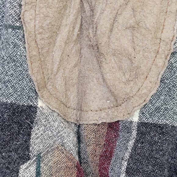 Vintage Pendleton Wool Shirt Medium 20x27 Flannel Elbow-Patch - Picture 2 of 10